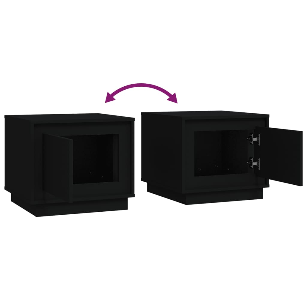 Coffee Table 51X50X44 Cm Engineered Wood