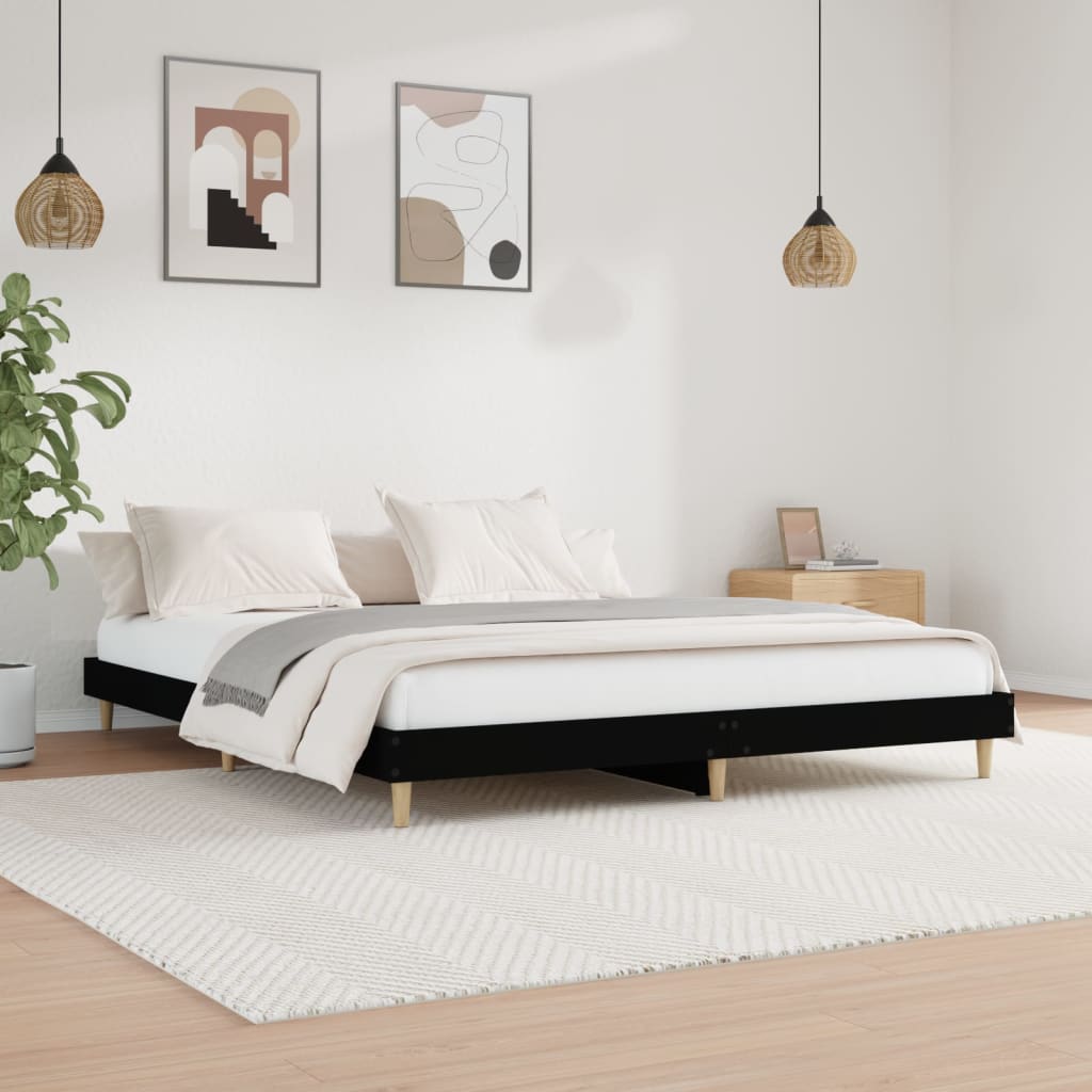 Bed Frame Without Mattress Engineered Wood