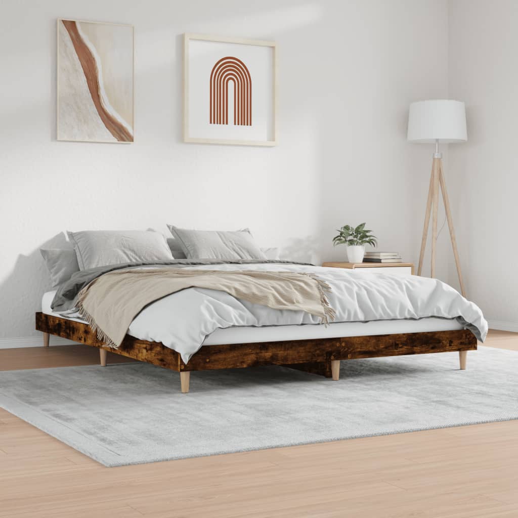 Bed Frame Without Mattress Engineered Wood
