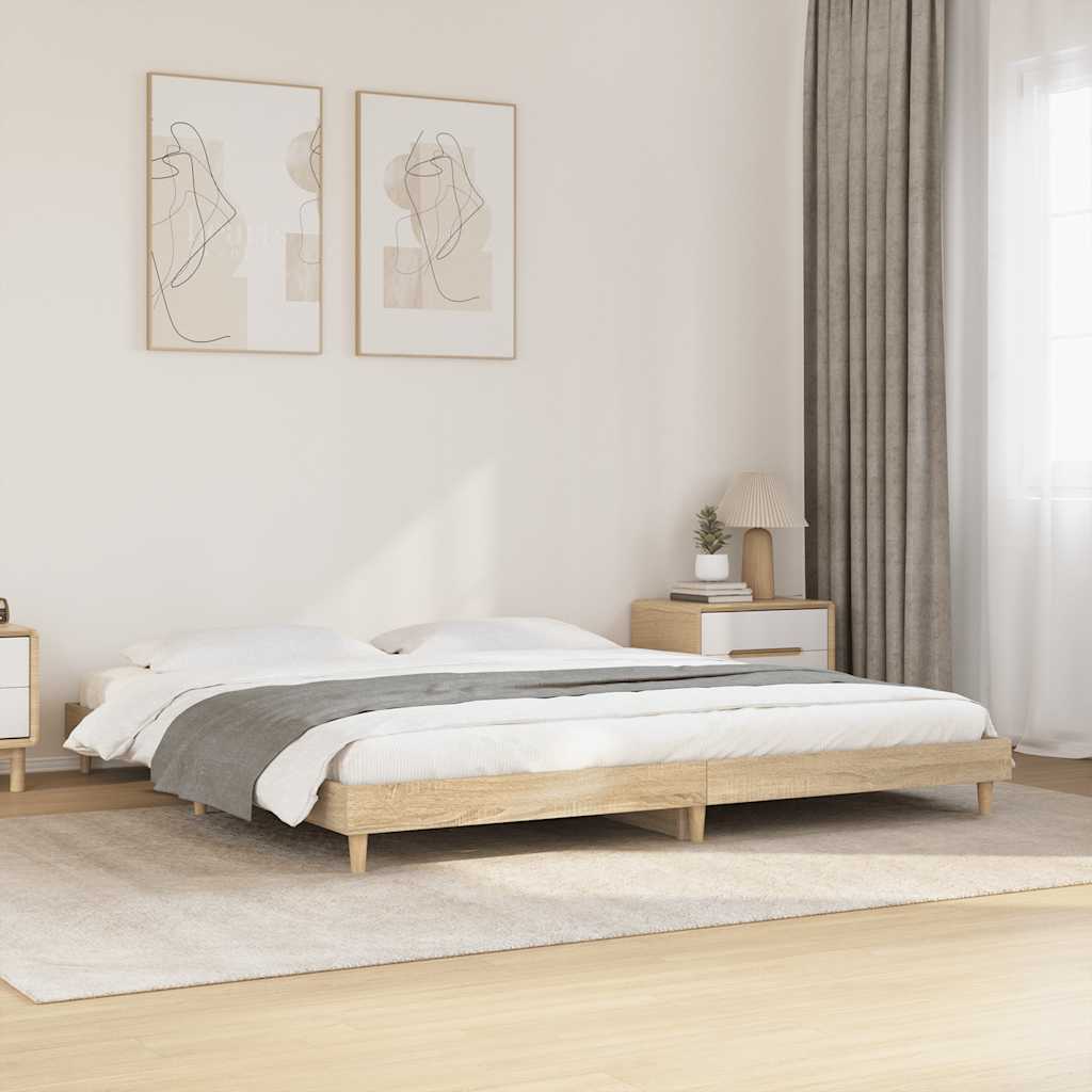 Bed Frame Without Mattress Engineered Wood