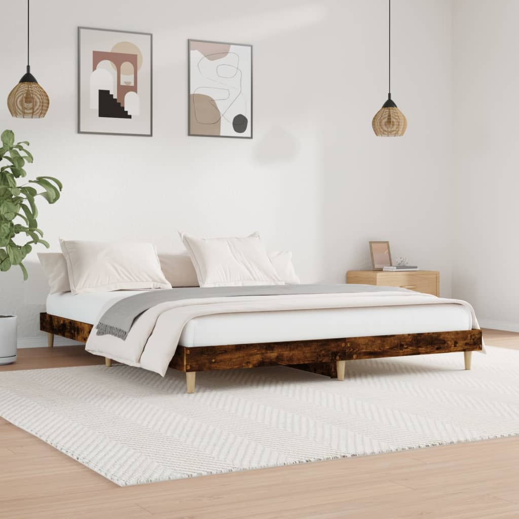 Bed Frame Without Mattress Engineered Wood