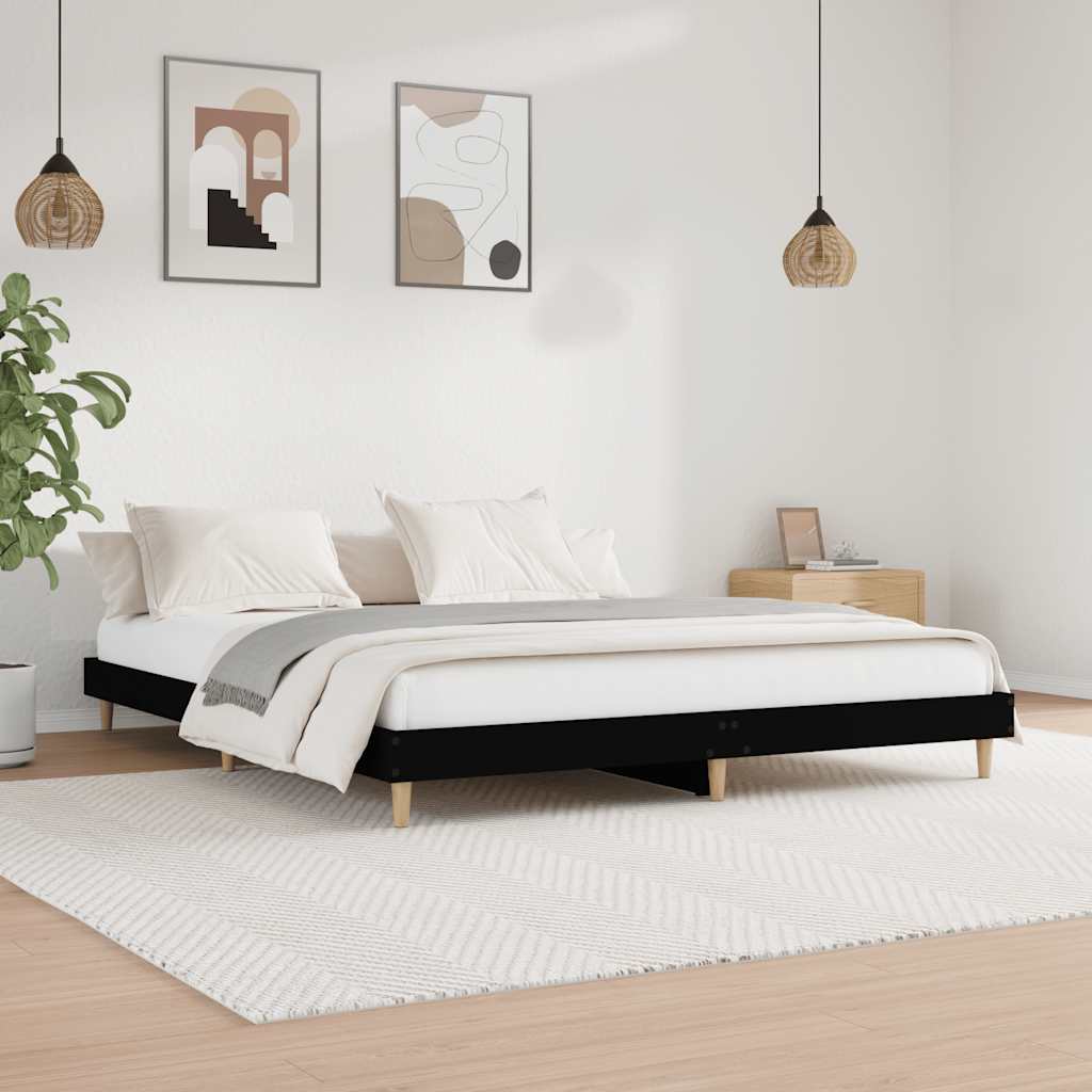 Bed Frame Without Mattress Engineered Wood