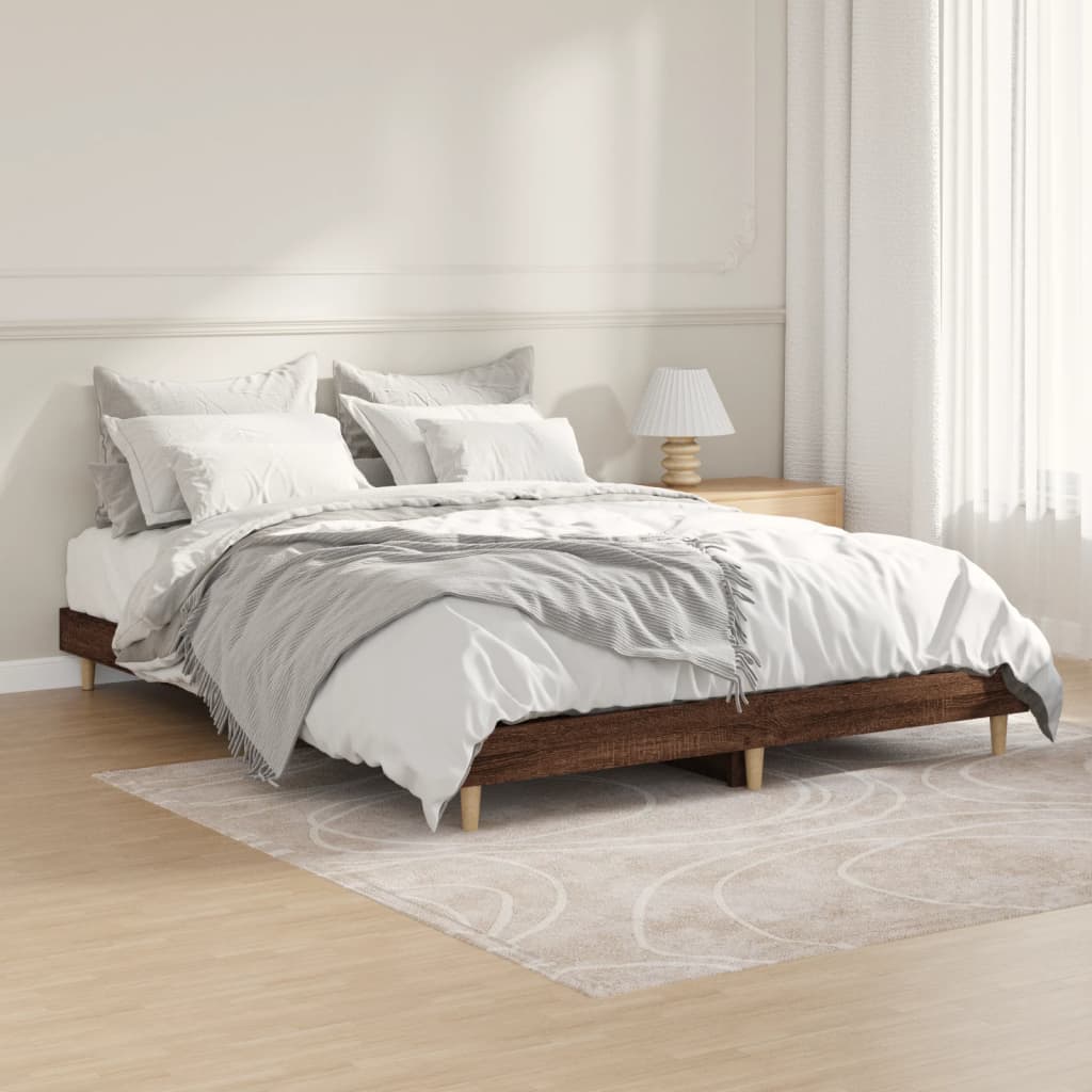 Bed Frame Without Mattress Engineered Wood