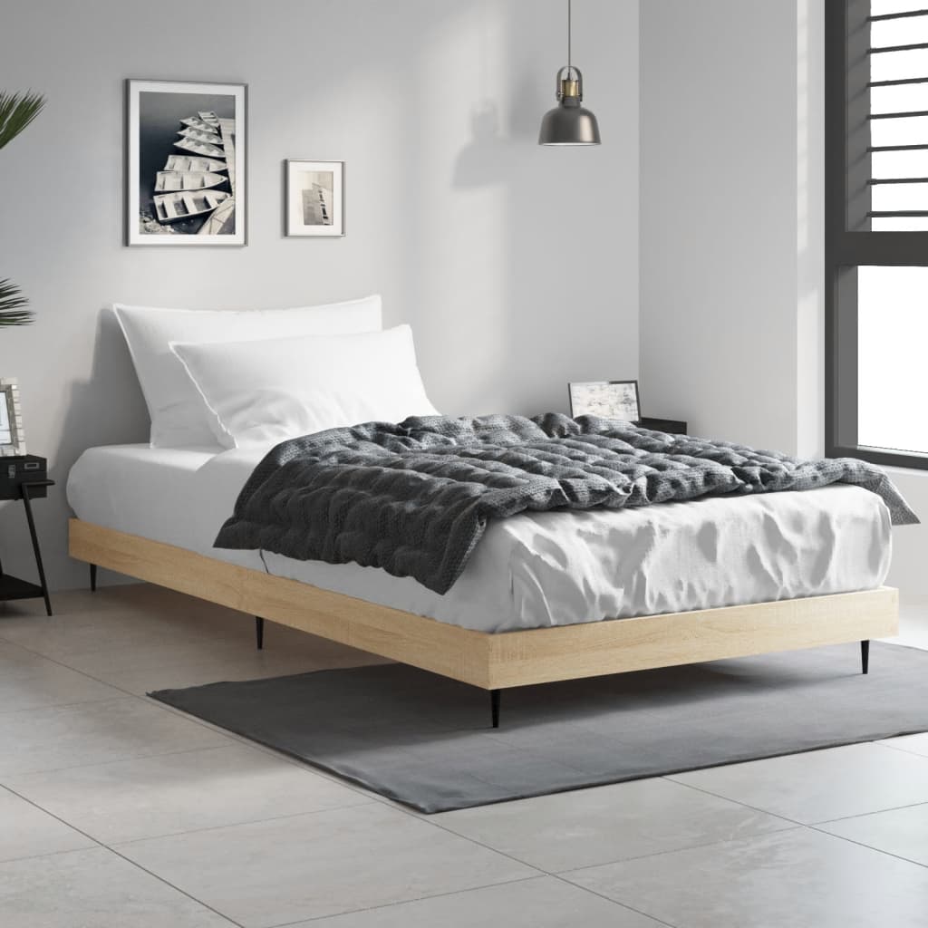 Bed Frame Without Mattress Engineered Wood