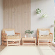 With Cushions Solid Wood Pine