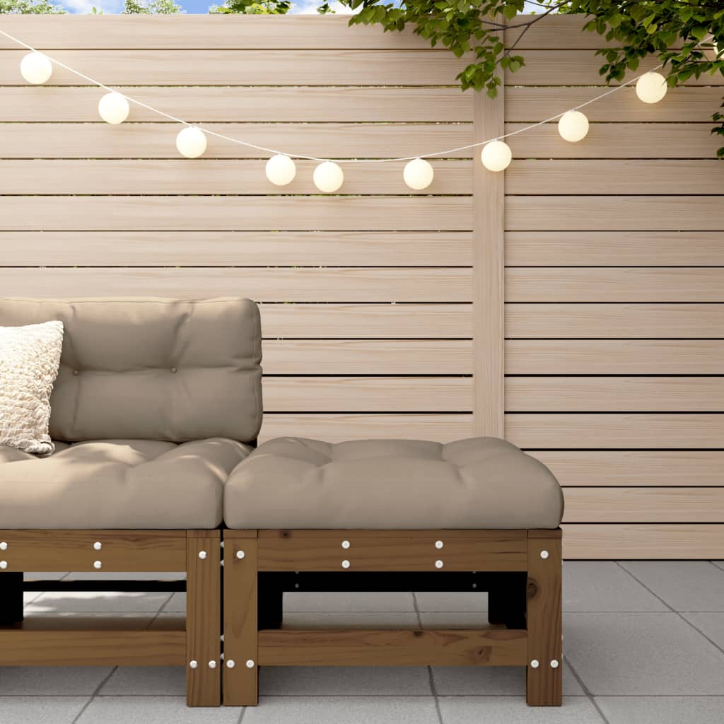 Garden S With Cushions 2 Pcs Solid Wood Douglas