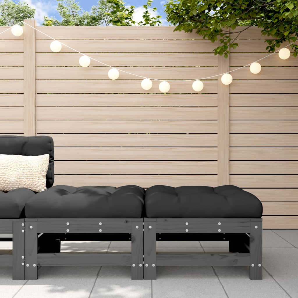 Garden S With Cushions 2 Pcs Solid Wood Douglas