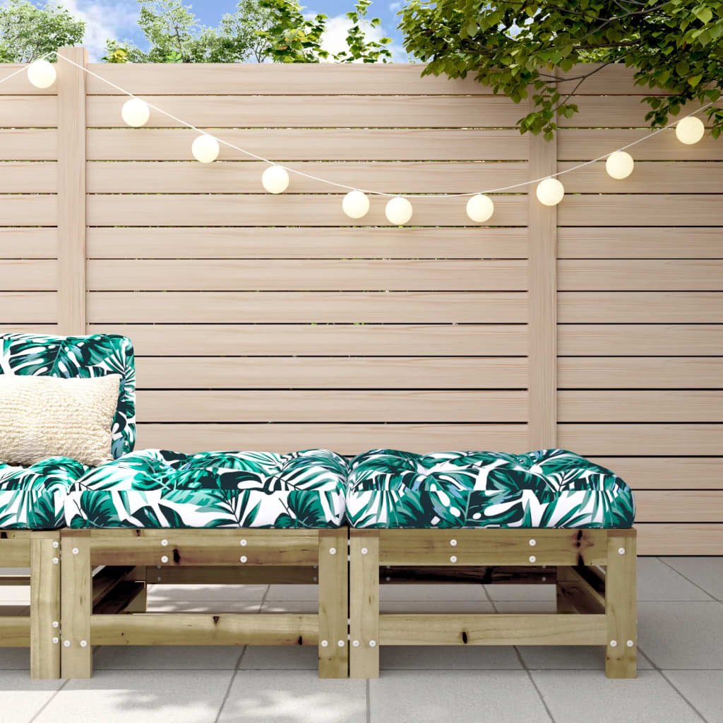 Garden S With Cushions 2 Pcs Solid Wood Douglas