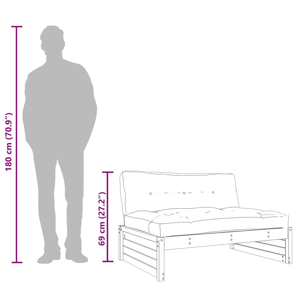 120X80 Cm Solid Wood Pine