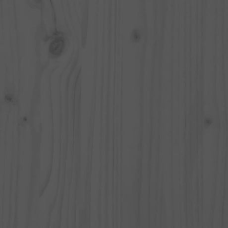 Sun Loungers 2 Pcs With Table Grey Solid Wood Pine