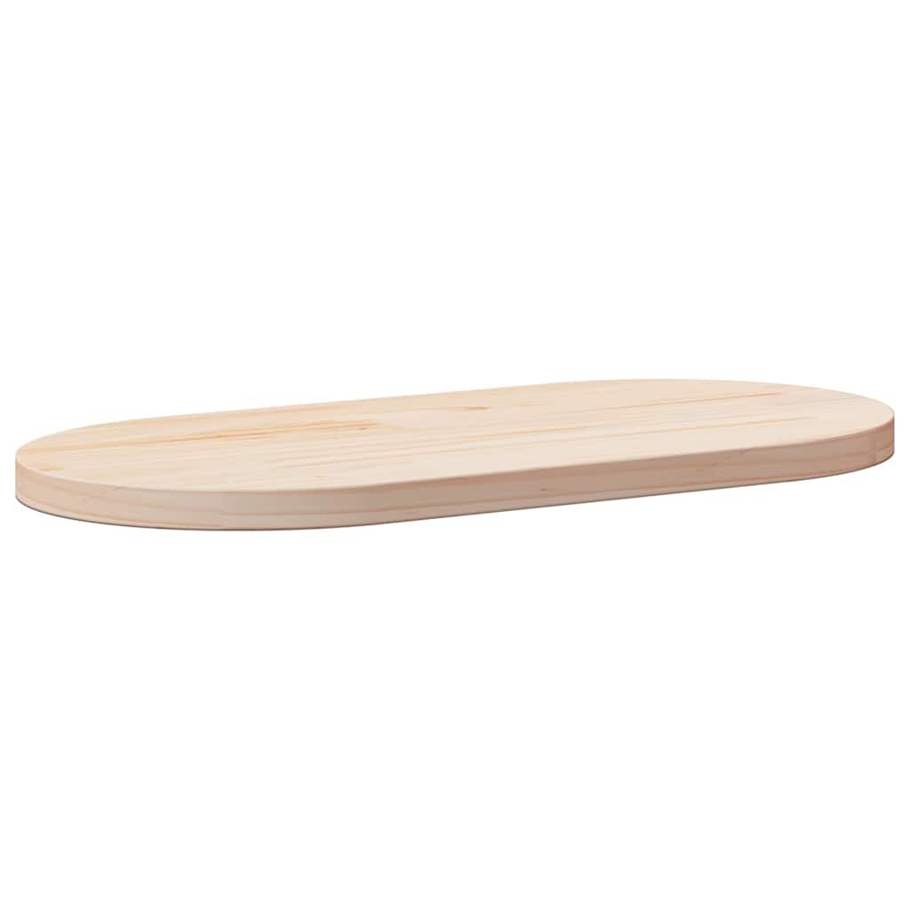 Table Top Solid Wood Pine Oval