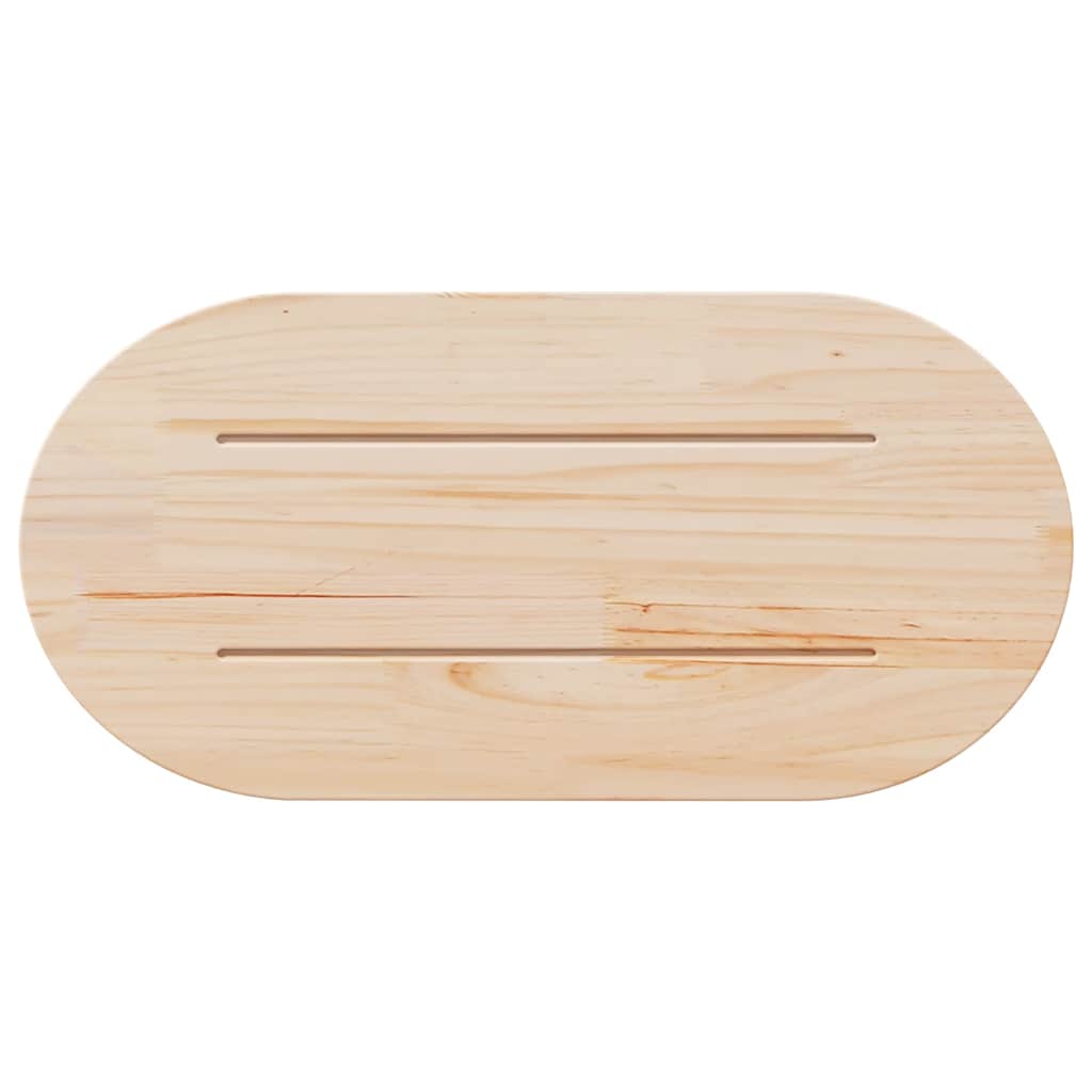 Table Top Solid Wood Pine Oval