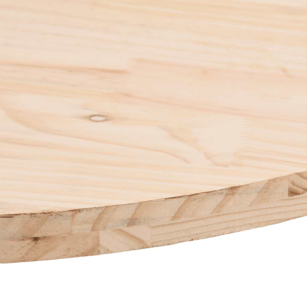 Table Top Solid Wood Pine Oval