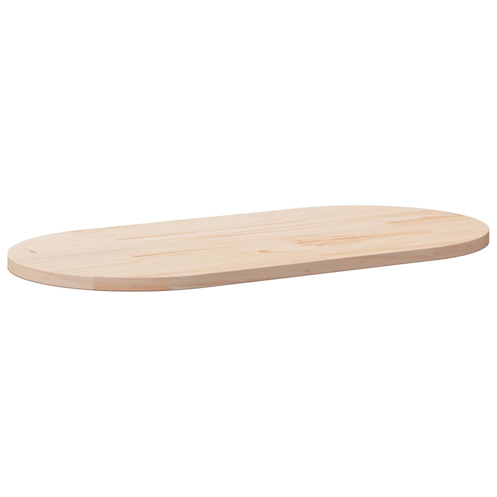 Table Top Solid Wood Pine Oval