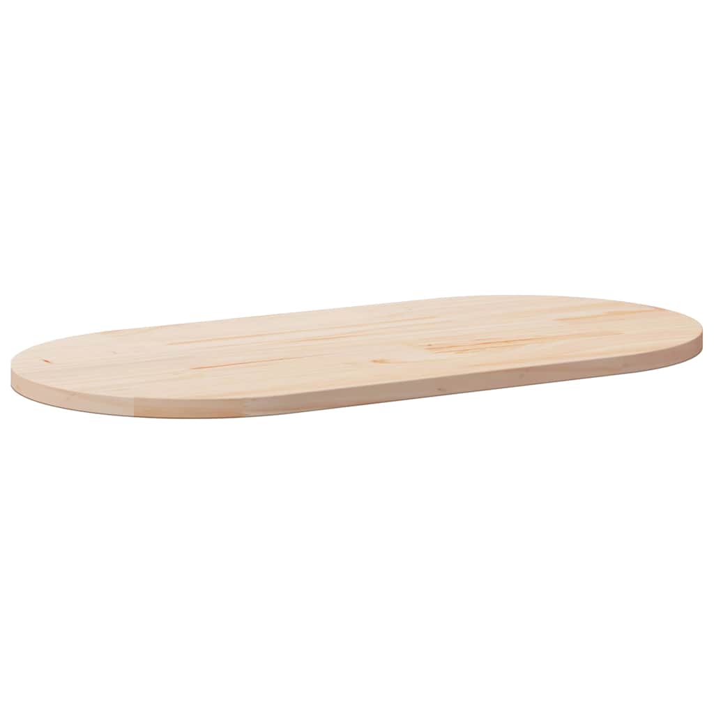 Table Top Solid Wood Pine Oval
