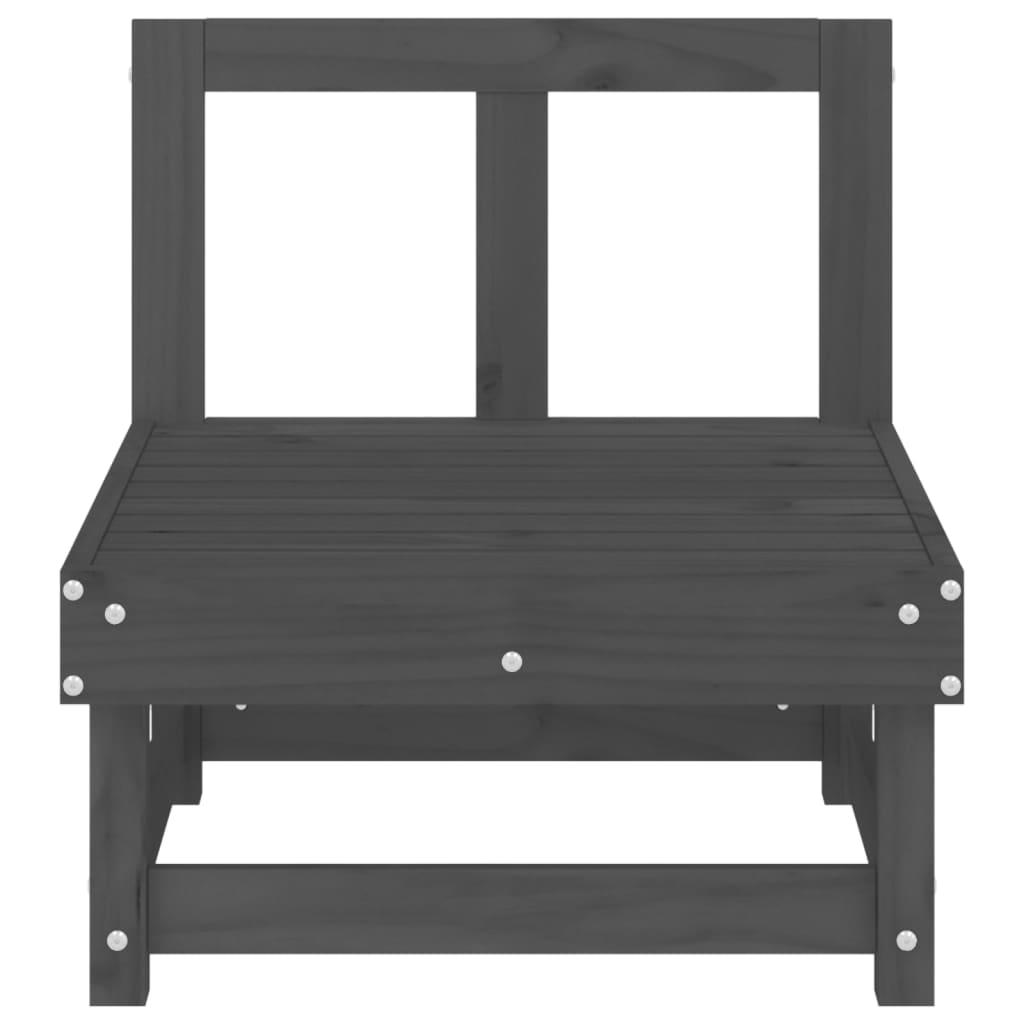 Garden Grey Solid Wood Pine