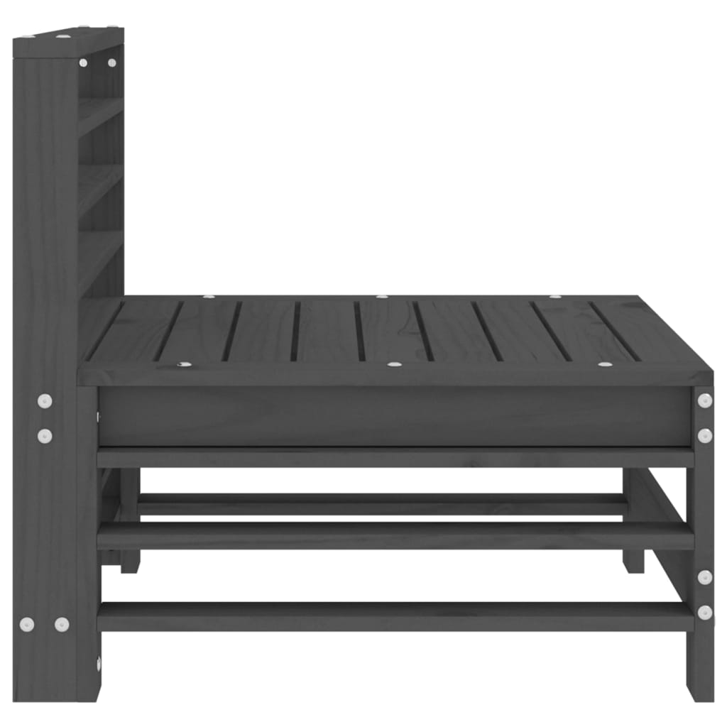 Garden Grey Solid Wood Pine