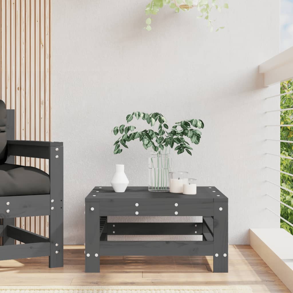 Garden Grey Solid Wood Pine