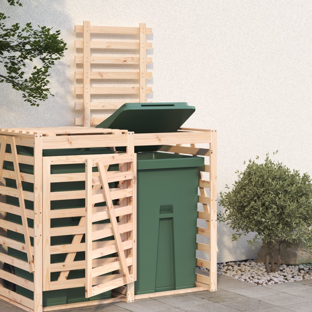 Wheelie Bin Storage Solid Wood Douglas