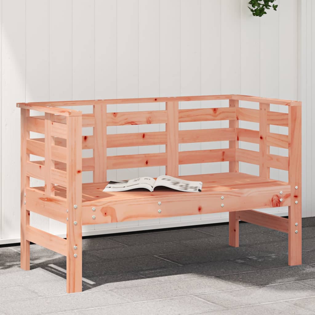 Garden Bench White 111.5X53X71 Cm Solid Wood Pine