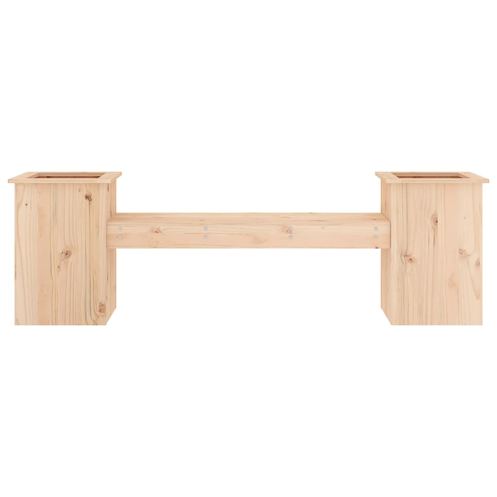 Planter Bench 184.5X39.5X56.5 Cm Solid Wood Pine