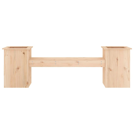 Planter Bench 184.5X39.5X56.5 Cm Solid Wood Pine