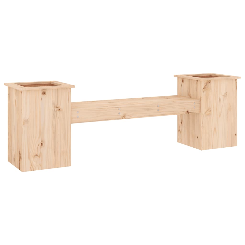 Planter Bench 184.5X39.5X56.5 Cm Solid Wood Pine
