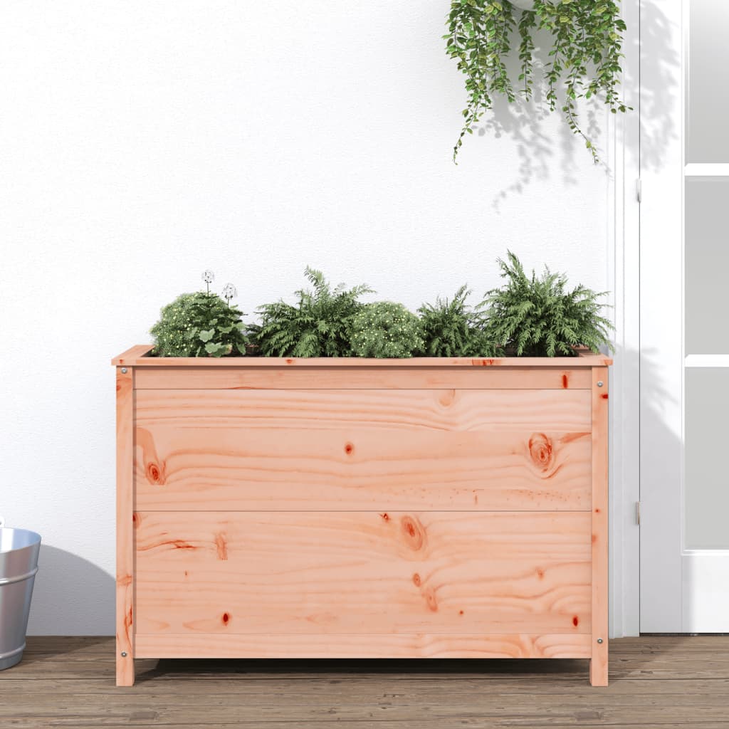 Garden Raised Bed Grey Solid Wood Pine