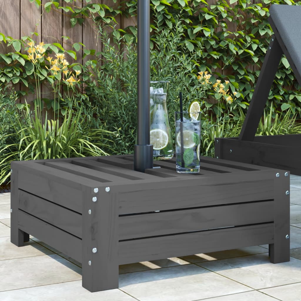 Parasol Base Cover Solid Wood Pine