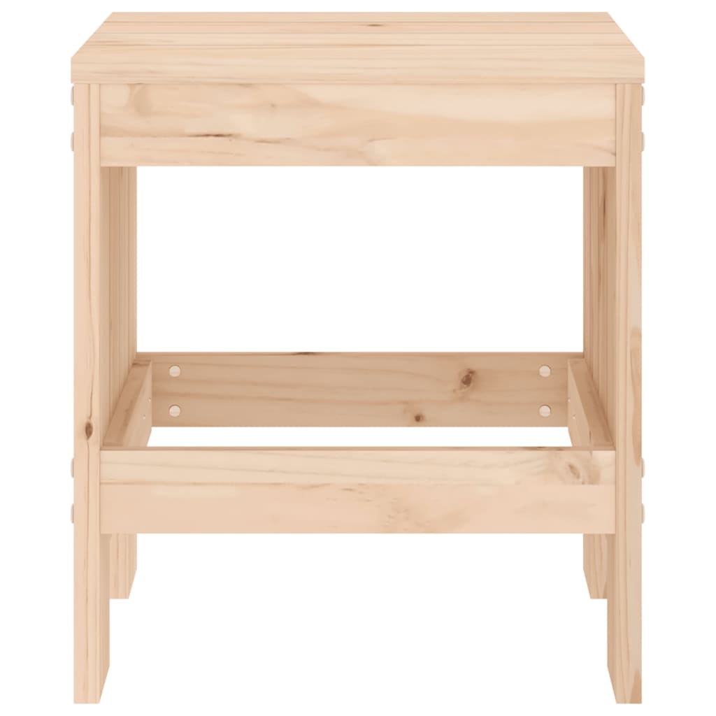 Garden Stools 2 Pcs Solid Wood Pine