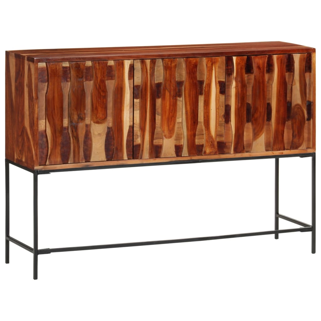 Sideboard 110X28X76 Cm Solid Wood Acacia