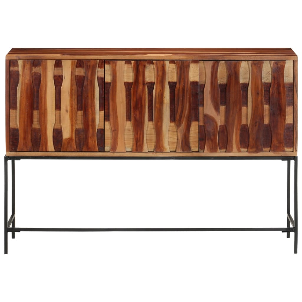 Sideboard 110X28X76 Cm Solid Wood Acacia