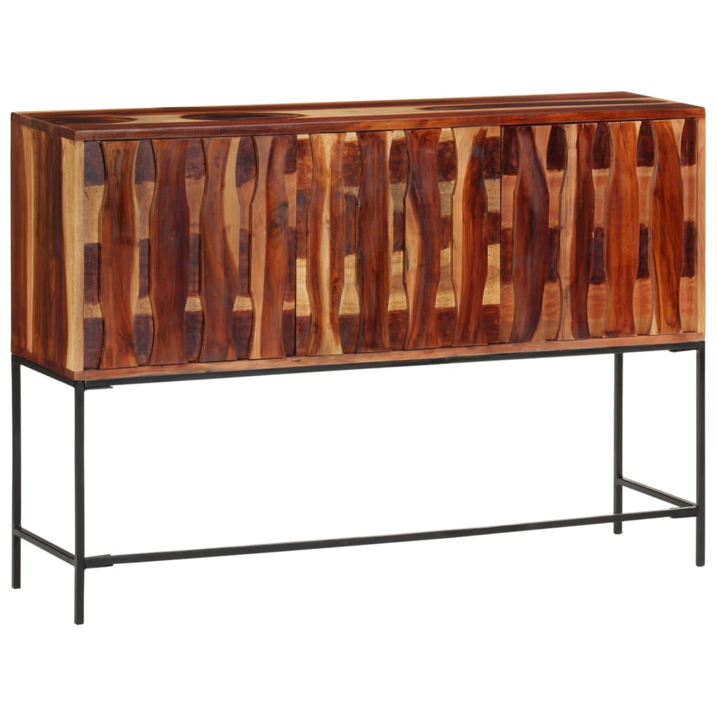 Sideboard 110X28X76 Cm Solid Wood Acacia