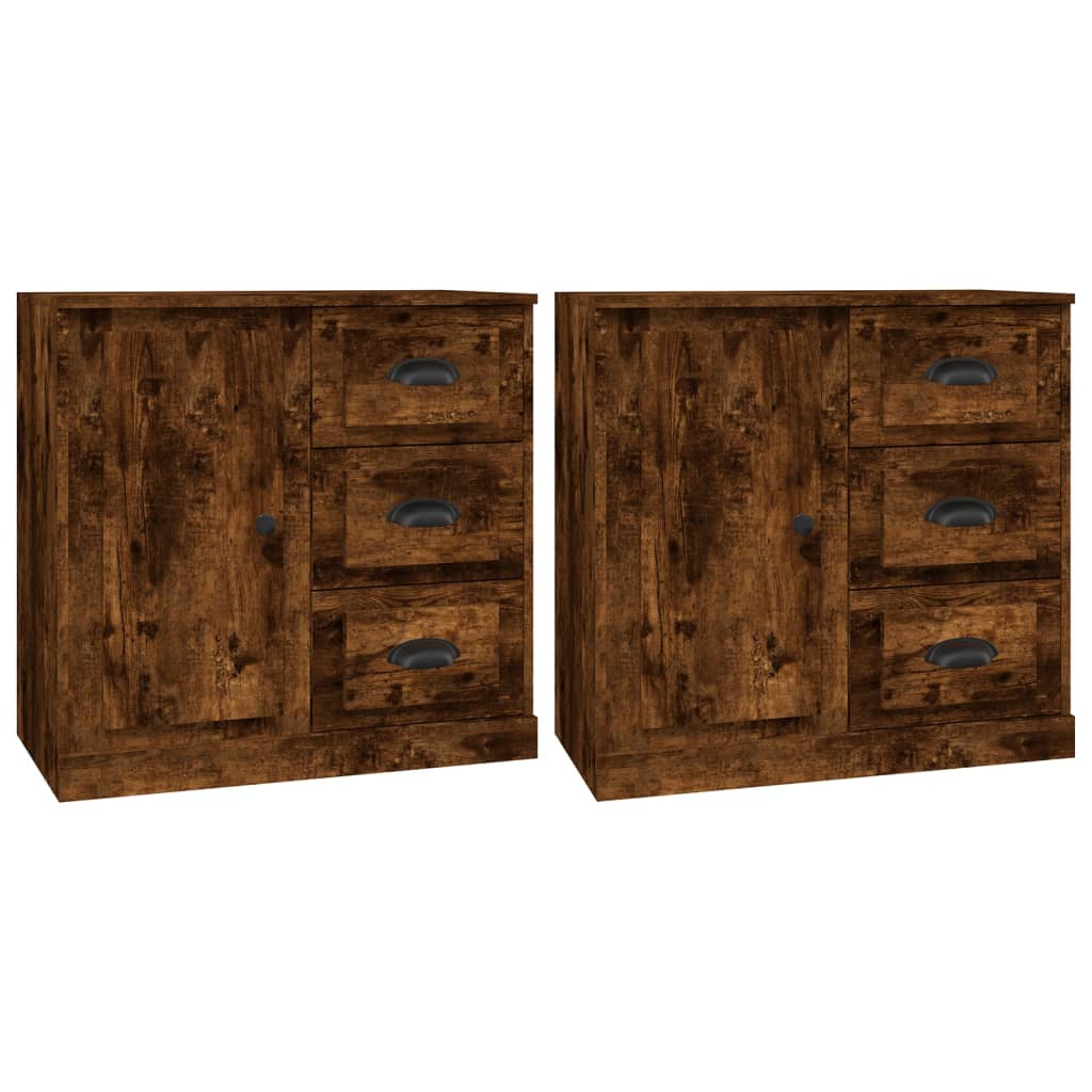 Sideboards 2 Pcs Engineered Wood