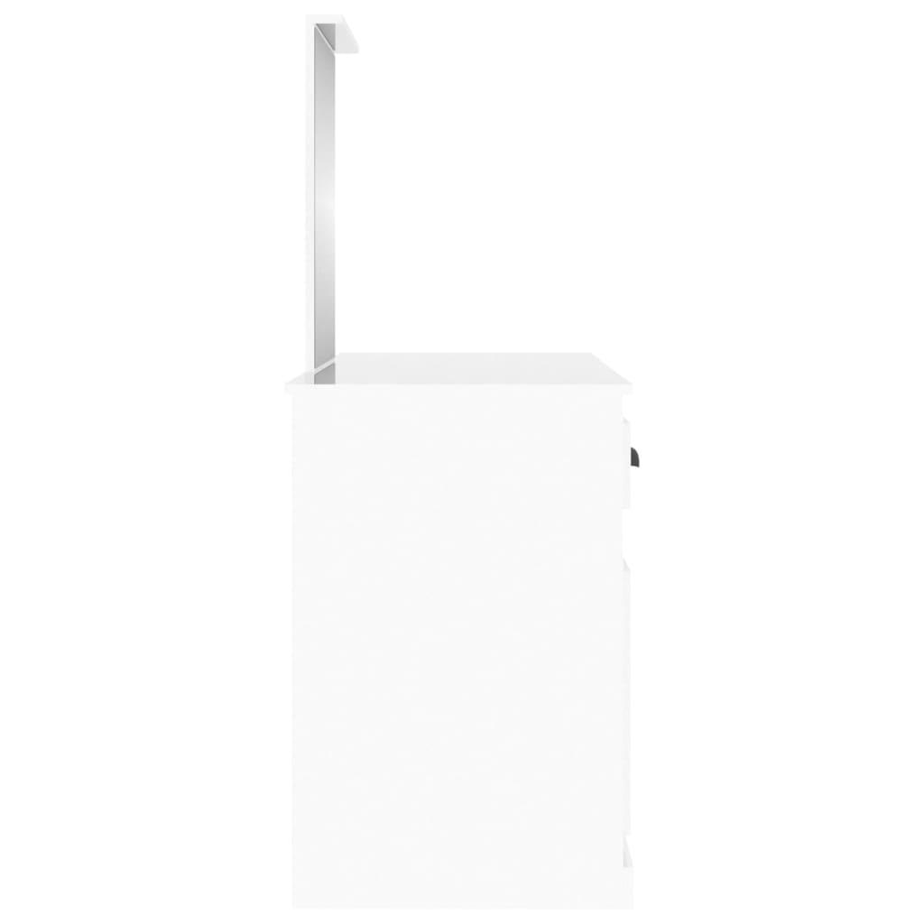 Dressing Table With Mirror 130X50X132.5 Cm