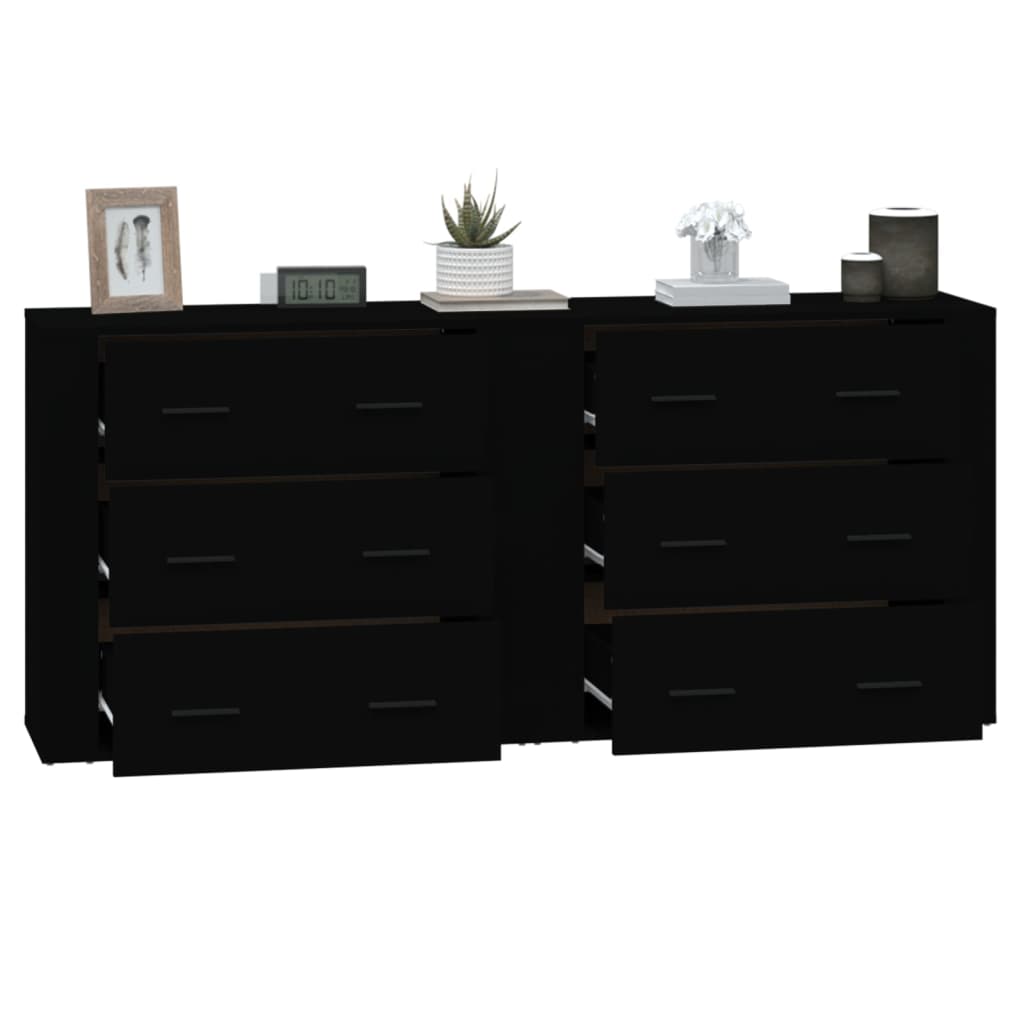 Sideboards 2 Pcs Engineered Wood