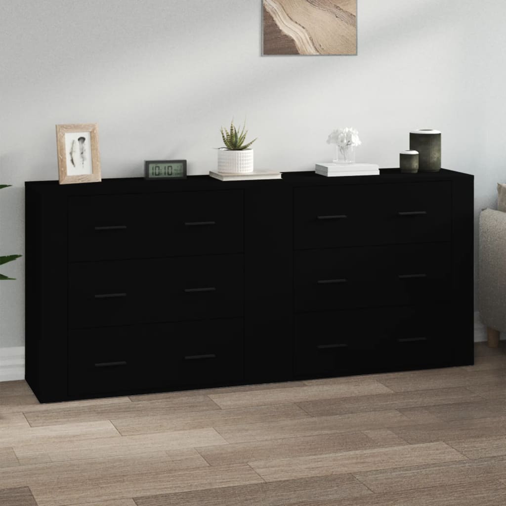 Sideboards 2 Pcs Engineered Wood
