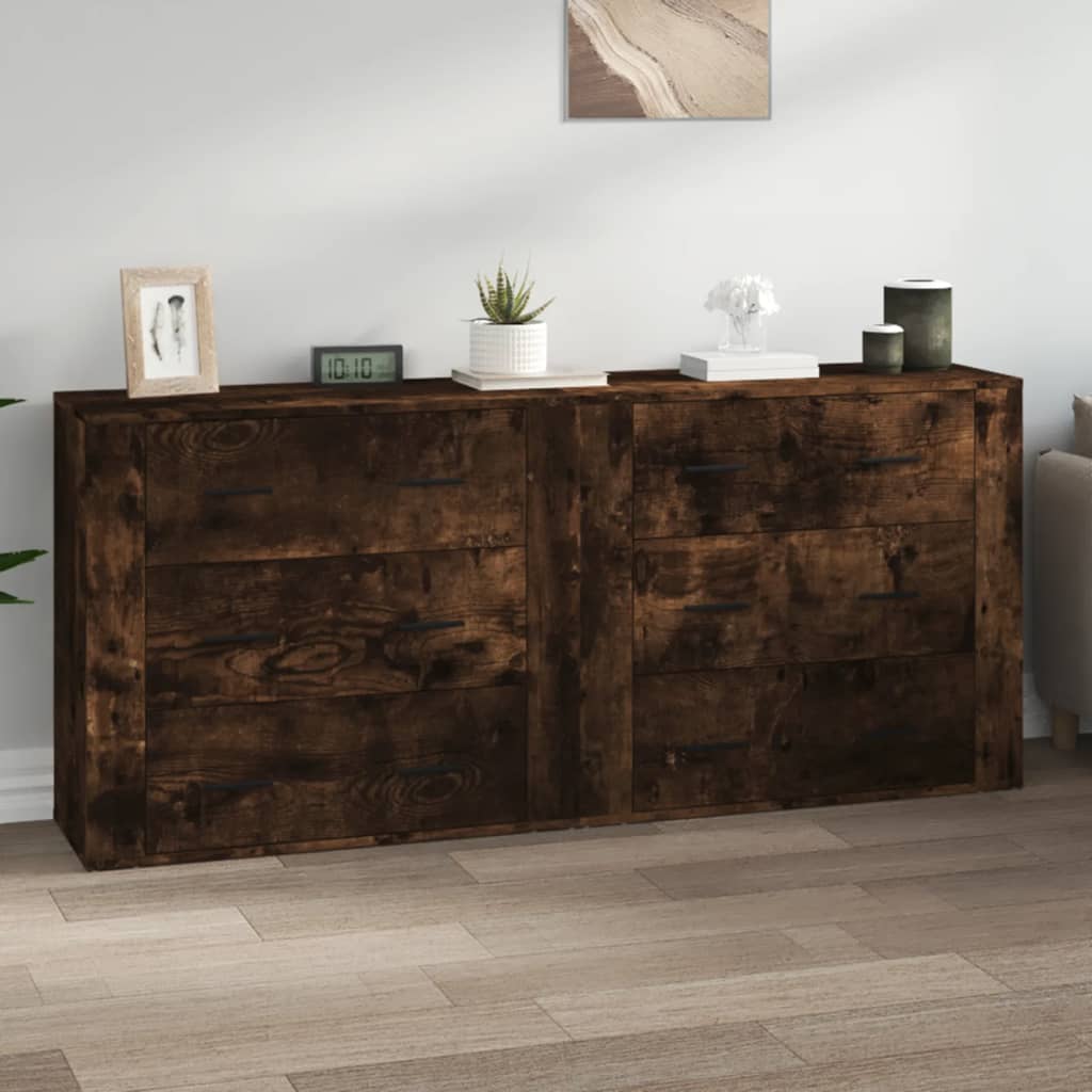 Sideboards 2 Pcs Engineered Wood