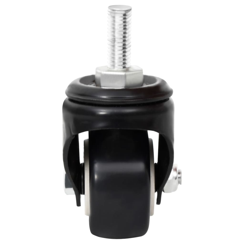 Wheels For Planter 4 Pcs Black 8X3.5X8 Cm Iron