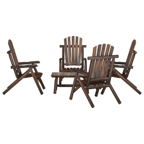 3 Piece Garden Lounge Set Solid Wood Spruce