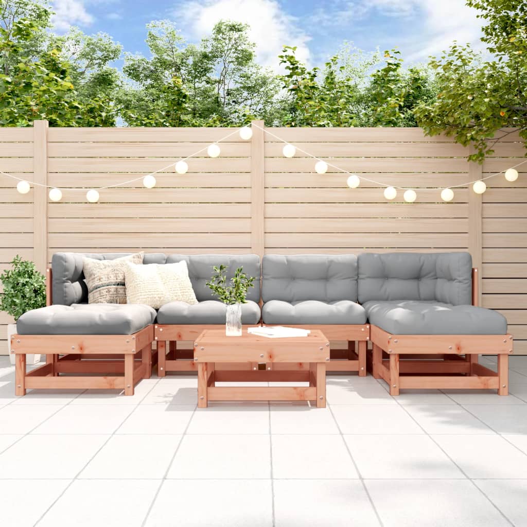 7 Piece Garden Lounge Set Impregnated Wood Pine