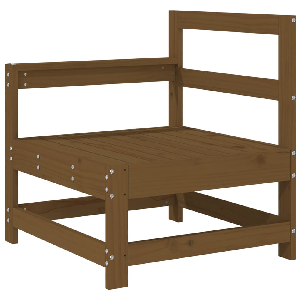 5 Piece Garden Lounge Set Solid Wood Pine