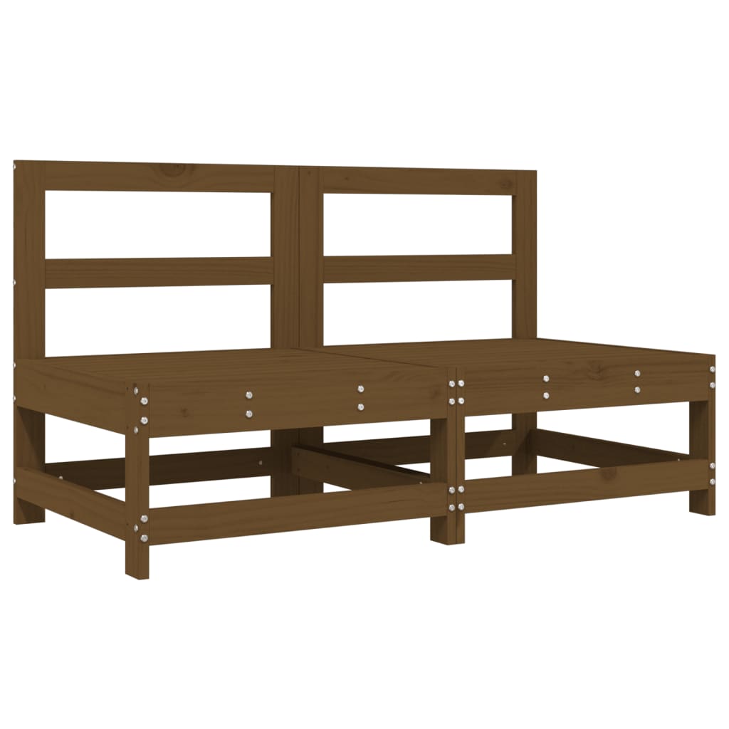 6 Piece Garden Lounge Set Solid Wood Pine