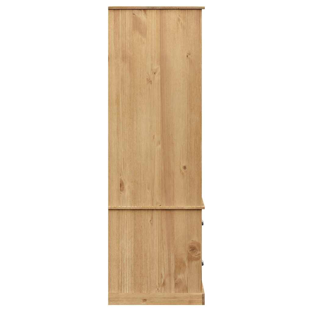 Wardrobe Vigo 90X55X170 Cm Solid Wood Pine