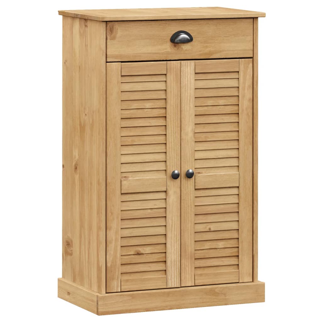 Shoe Cabinet Vigo 60X35X96 Cm Solid Wood Pine