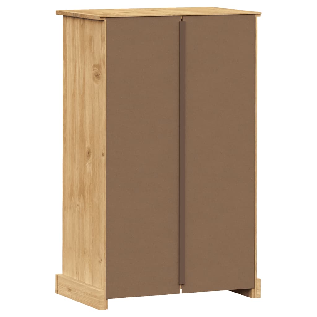 Shoe Cabinet Vigo 60X35X96 Cm Solid Wood Pine