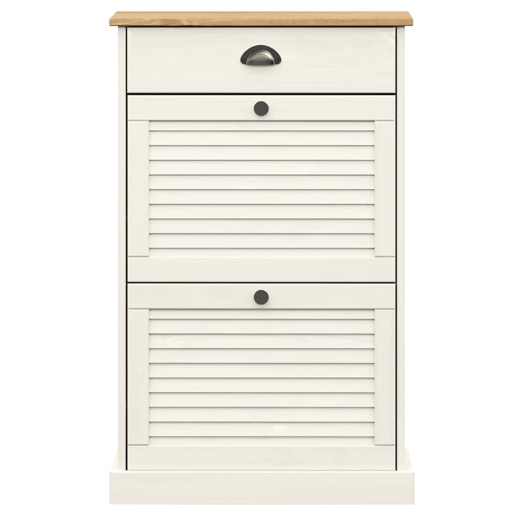 Shoe Cabinet Vigo 60X35X96 Cm Solid Wood Pine