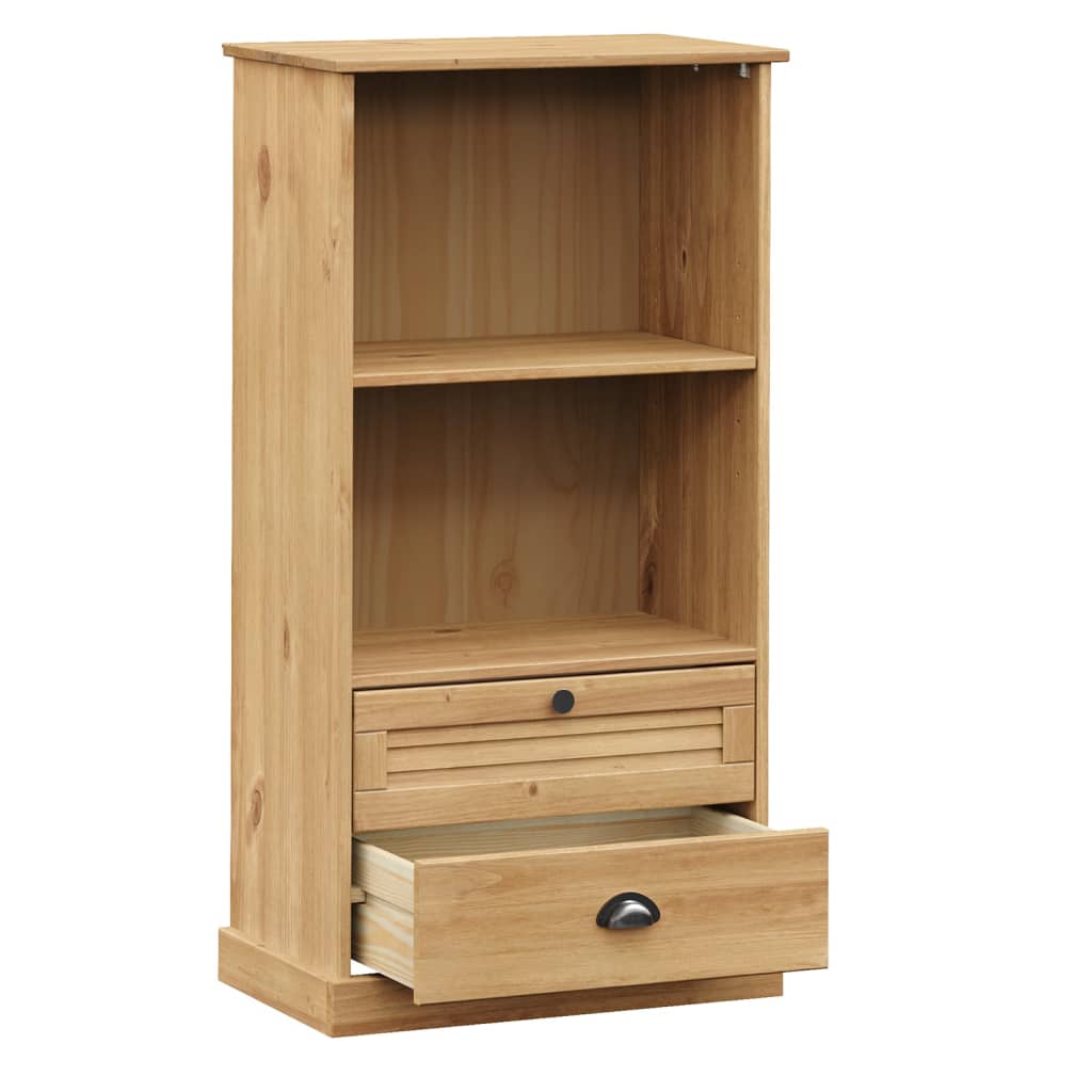 Bookcase Vigo 60X35X114.5 Cm Solid Wood Pine