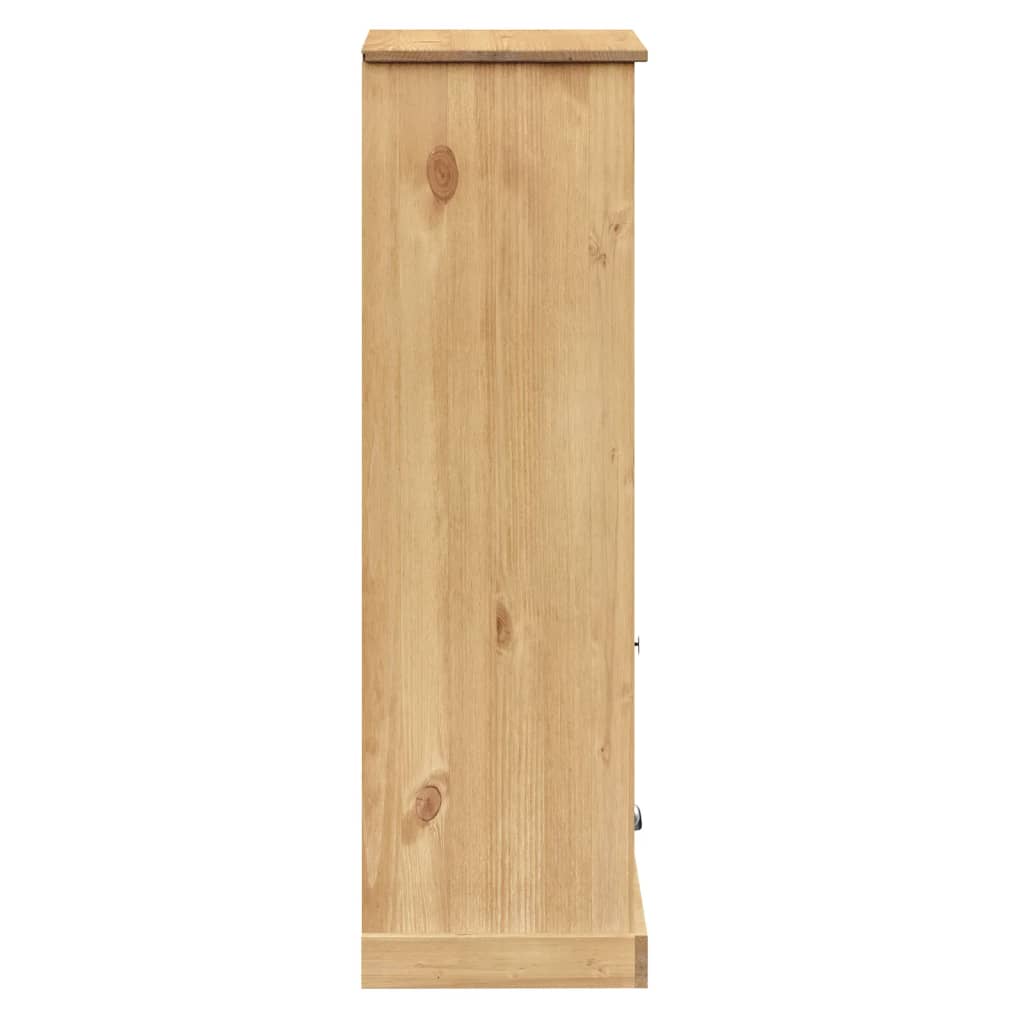 Bookcase Vigo 60X35X114.5 Cm Solid Wood Pine