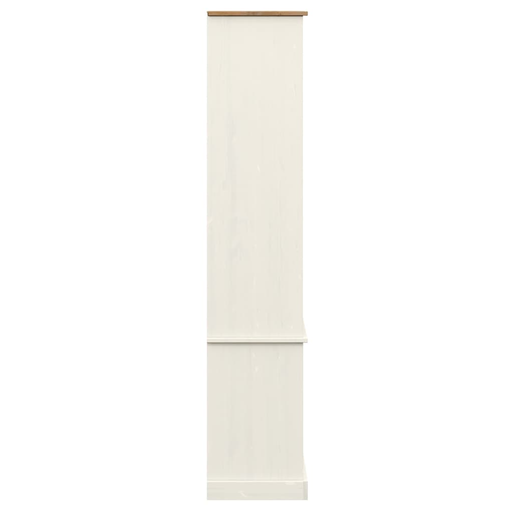 Glass Display Cabinet Vigo 85X35X170 Cm Solid Wood Pine